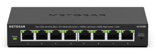 Netgear GS308E Unmanaged Plus Switch, 8x 1G Ethernet Port – Bild 3