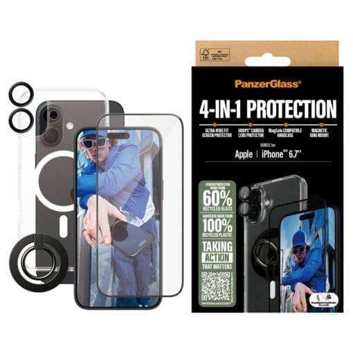 PanzerGlass 4-in-1 Protection iPhone 16 Plus – Bild 4