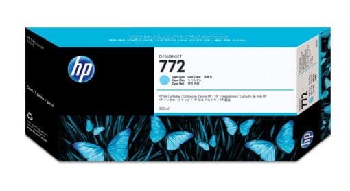 HP 772 Cyan hell DesignJet Druckerpatrone, 300 ml