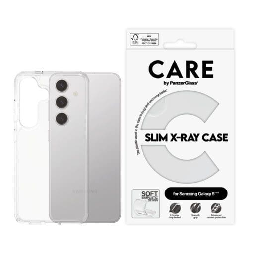 CARE Fashionable Case Clear X-Ray Soft Basic Galaxy S25 – Bild 2