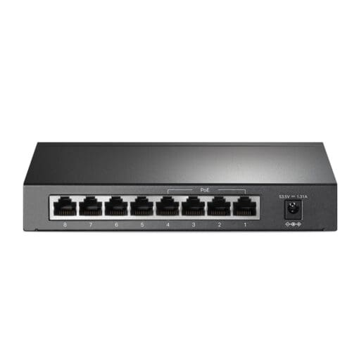 TP-Link TL-SF1008P 8-Port 10/100MBit Desktop Switch 4x PoE – Bild 3