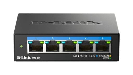 D-Link DMS-105 5-Port Multi-Gigabit Unmanaged Switch – Bild 3