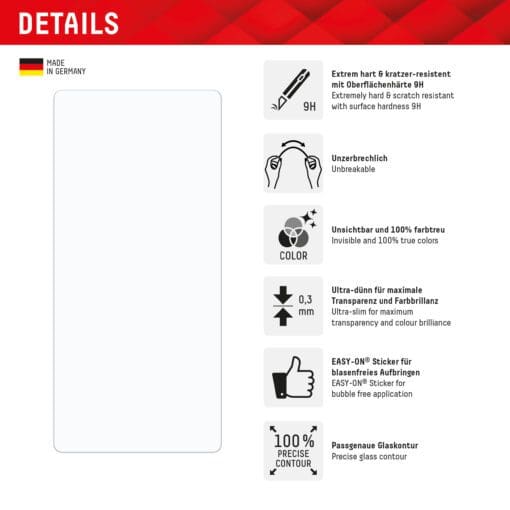 DISPLEX Panzerfolie Samsung Galaxy S25 Ultra – Bild 2