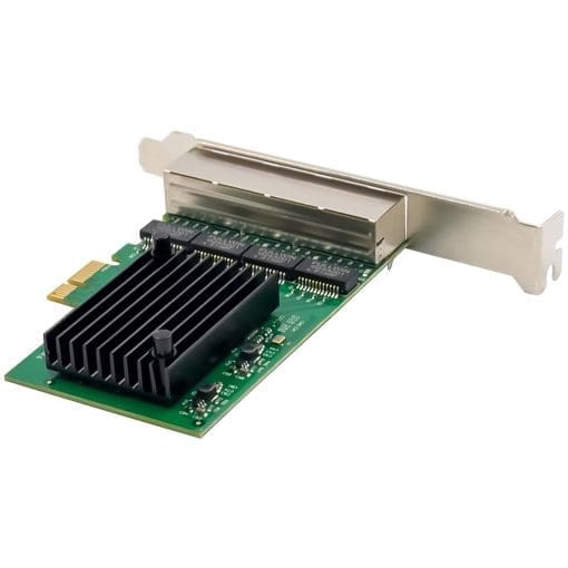 InLine® Quad Gigabit Netzwerkkarte, 4x RJ45 1 Gb/s, PCIe x1 – Bild 4