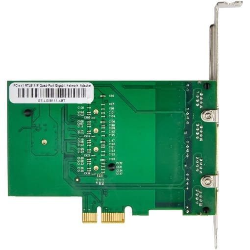 InLine® Quad Gigabit Netzwerkkarte, 4x RJ45 1 Gb/s, PCIe x1 – Bild 6
