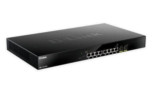 D-LINK DMS-1100-10TP 10-Port PoE+ Multi-Gigabit Managed Switch