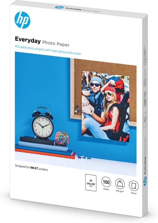 HP Everyday-Fotopapier, glänzend - 100 Blatt/A4/210 x 297 mm – Bild 2