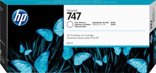 HP 747 Glanz Enhancer DesignJet Tintenpatrone, 300 ml