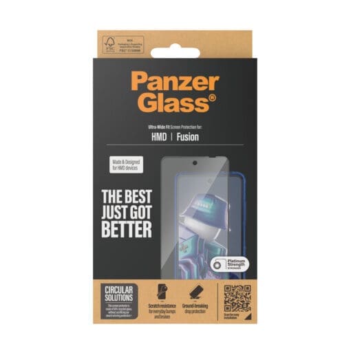 PanzerGlass Screen Protector w. Black Frame HMD Fusion / UWF – Bild 3