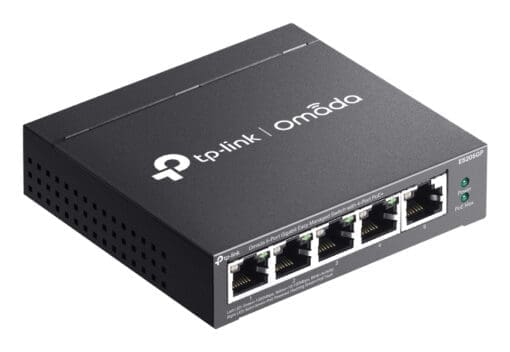 Omada ES205GP Omada 5-Port GIG Easy mgd. Switch 4-Port PoE+ – Bild 4