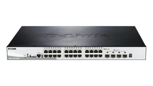 D-Link DGS-1510-28XMP 28-Port Smart Mgd. PoE+ Gigabit Switch