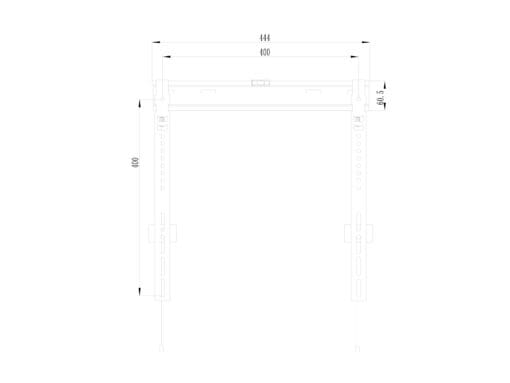 equip LCD-TV Wandhalterung 32"~55" VESA Standard – Bild 3