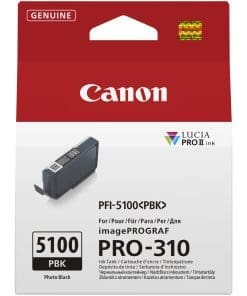 Canon PFI-5100 PBK Druckerpatrone 1 Stück(e) Original Foto schwarz