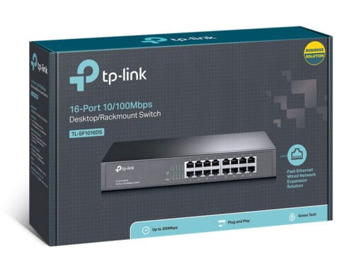 TP-Link TL-SF1016DS 16-Port 10/100Mbps Switch – Bild 4