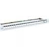 InLine® Patchfeld Cat.6A 24-fach, Keystone Snap-In Leerblech Patchpanel, 48,26cm (19"), 1HE, schwarz