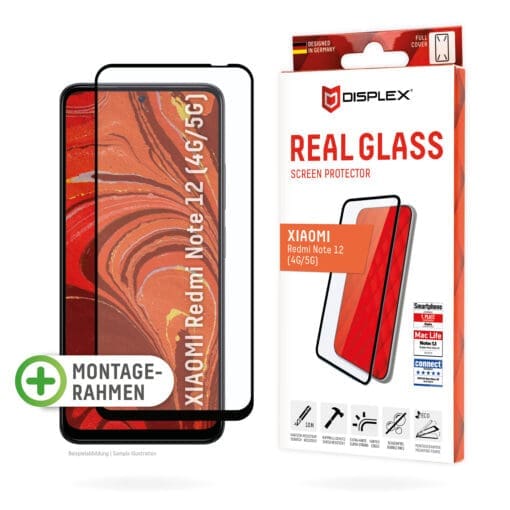 DISPLEX Panzerglas vollflächig Xiaomi Redmi Note 12 4G/5G