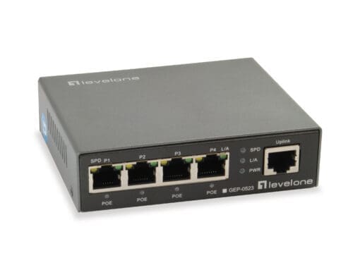 LevelOne GEP-0523 5-Port PoE Gigabit Switch