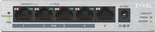 GS1005-HP 5-Port Desktop Gigabit PoE+ Switch – Bild 2