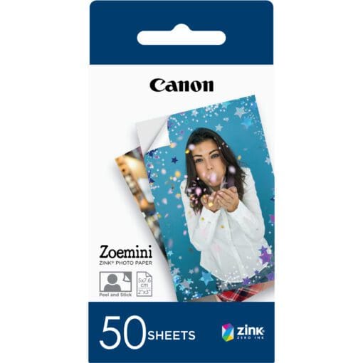 Canon Zink Fotopapier 50x75mm   50Blatt weiss