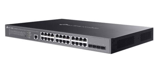 Omada SG3428XMPP Omada 24-Port 10GE SFP+L2+ mgd + PoE+ /++ – Bild 3