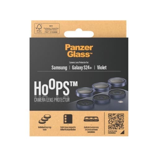 PanzerGlass Hoops Samsung Galaxy S24 Plus violett – Bild 3