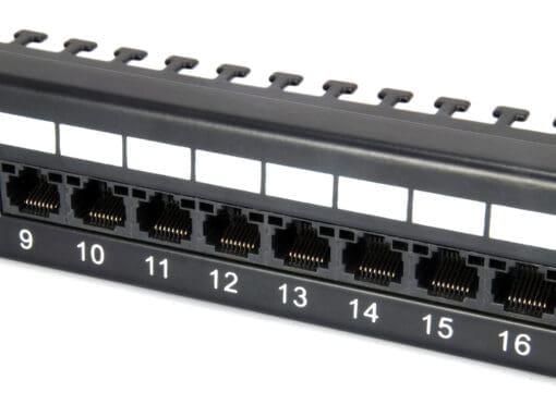 equip PatchPanel 24-Port Cat.6 19" 1HE schwarz – Bild 4