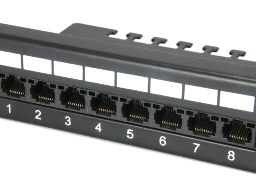 equip PatchPanel 24-Port Cat.6 19" 1HE schwarz – Bild 3