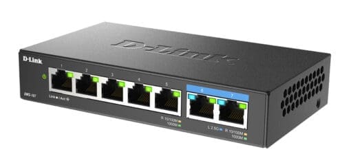 D-Link DMS-107 7-Port Multi-Gigabit Unmanaged Switch – Bild 2