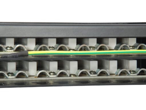 equip 48-Port Cat.6 Geschirmtes PatchPanel, Schwarz (1HE) – Bild 3