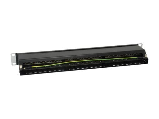 equip 48-Port Cat.6 Geschirmtes PatchPanel, Schwarz (1HE) – Bild 2