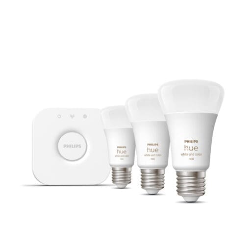 Philips Hue White&Col. Amb. E27 3er StarterSet – Bild 3