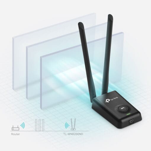 TP-Link TL-WN8200ND 300Mbit High-Power USB WLAN-Adapter – Bild 5