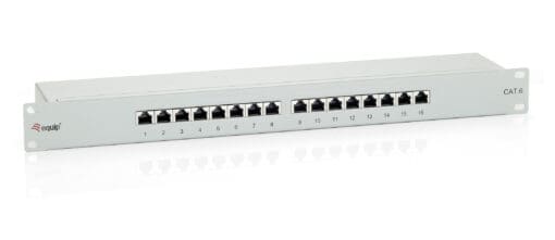 equip PatchPanel 16-Port 19" Cat.6