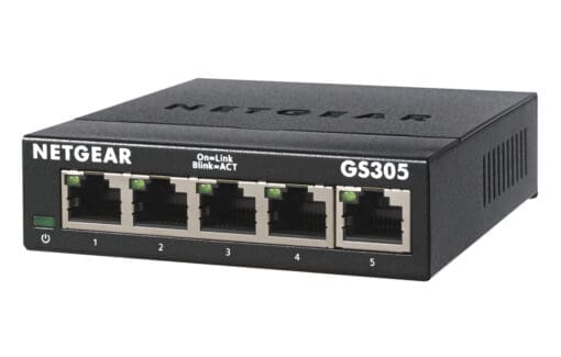 Netgear GS305 5-Port Gigabit Switch Metallgehäuse – Bild 2