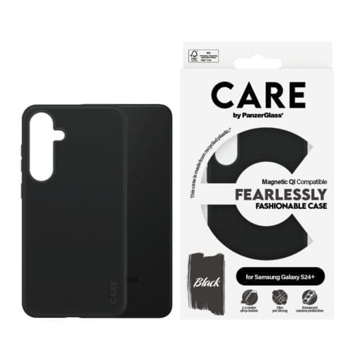 CARE Fashionable Case Black Samsung S24+ – Bild 2