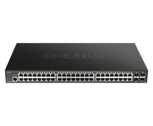 D-Link DGS-1250-52XMP 52-Port Smart Mgd. PoE+ Gigabit Switch