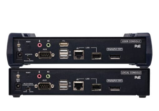 ATEN KE9952 4K DisplayPort Single Display KVM over IP Extender mit PoE – Bild 2