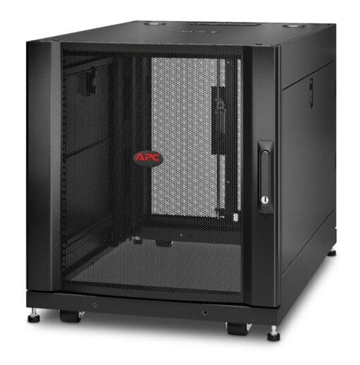 APC - NetShelter SX 12U Server Rack 600mm x 900mm, Schwarz