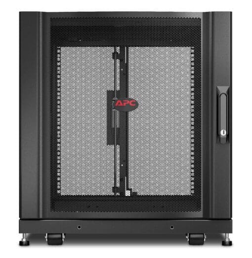 APC - NetShelter SX 12U Server Rack 600mm x 900mm, Schwarz – Bild 3