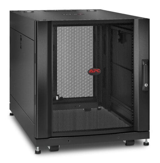 APC - NetShelter SX 12U Server Rack 600mm x 900mm, Schwarz – Bild 2