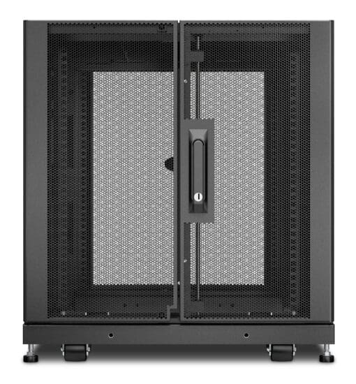 APC - NetShelter SX 12U Server Rack 600mm x 900mm, Schwarz – Bild 4