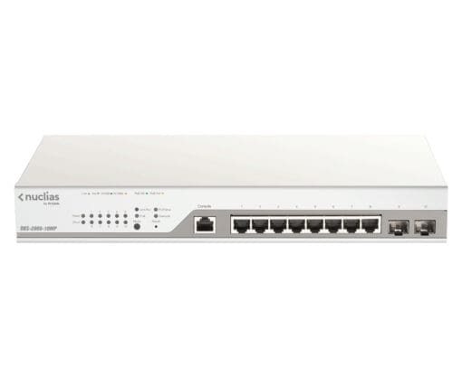 D-Link DBS-2000-10MP Nuclias 10-Port Layer2 PoE+ Giga Switch