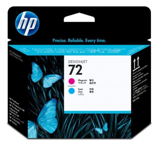 HP 72 Magenta und Cyan Druckkopf – Bild 2