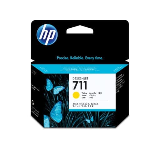 HP 711 3er-Pack Gelb DesignJet Tintenpatronen, 29 ml – Bild 2