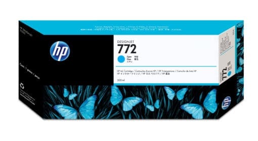 HP 772 Cyan DesignJet Druckerpatrone, 300 ml