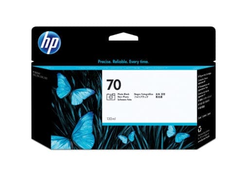 HP 70 Fotoschwarz DesignJet Druckerpatrone, 130 ml