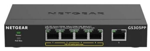 Netgear GS305PP PoE Gigabit Ethernet Unmanaged Plus Switch – Bild 2