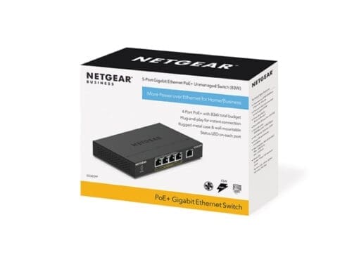 Netgear GS305PP PoE Gigabit Ethernet Unmanaged Plus Switch – Bild 6