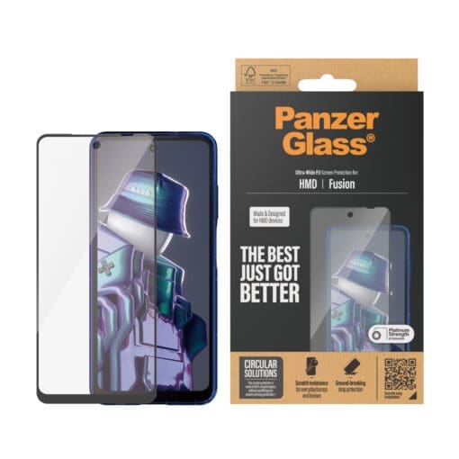 PanzerGlass Screen Protector w. Black Frame HMD Fusion / UWF – Bild 2