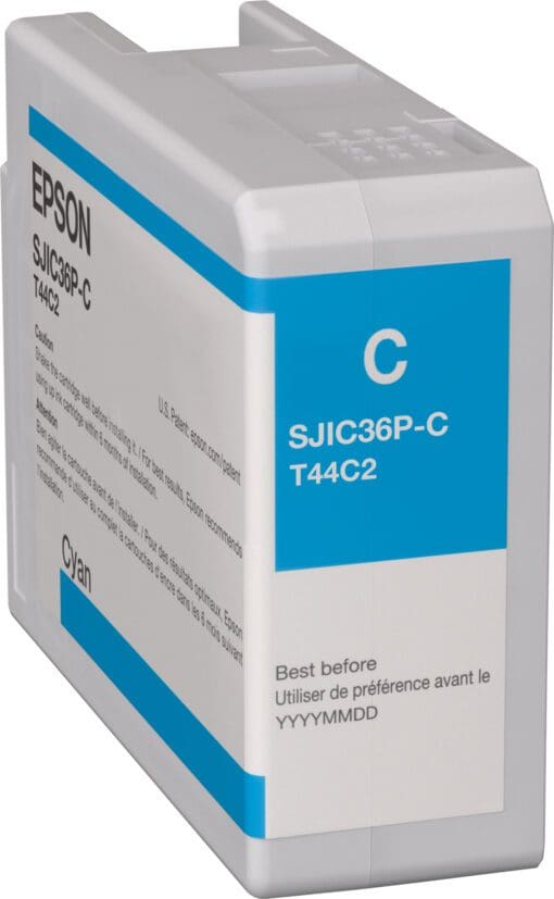 Epson SJIC36PC TM Tinte cyan  80ml